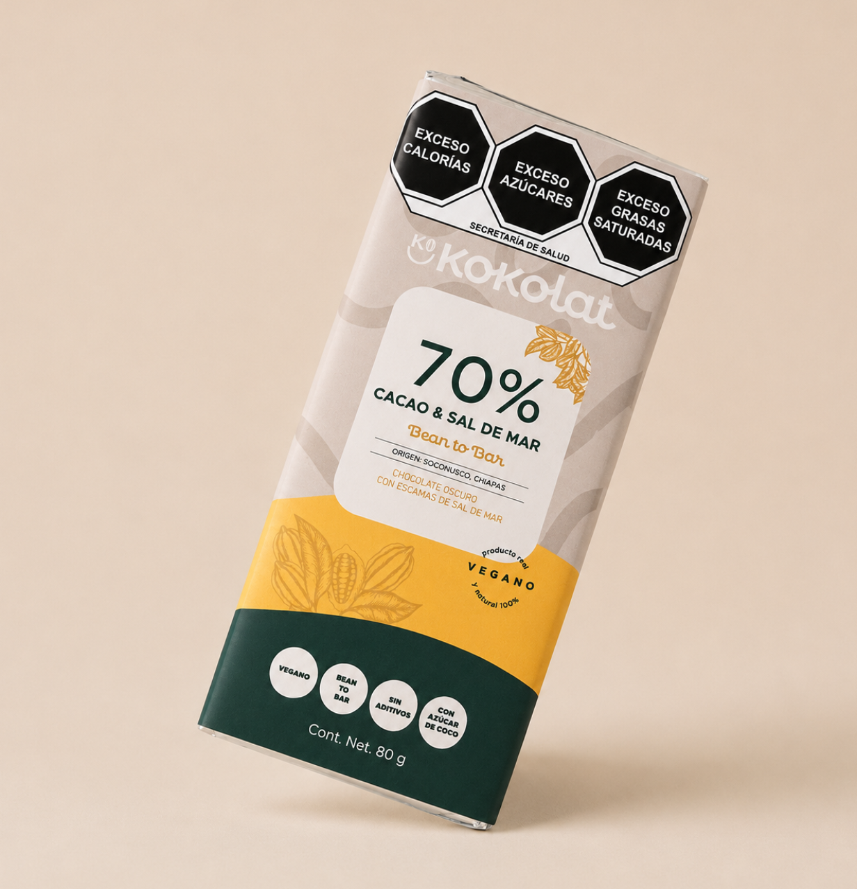 Cacao 70% Sal de Mar