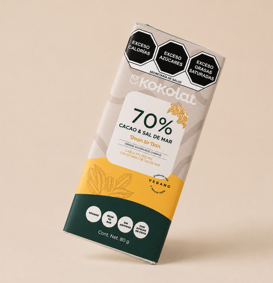 Cacao 70% Sal de Mar